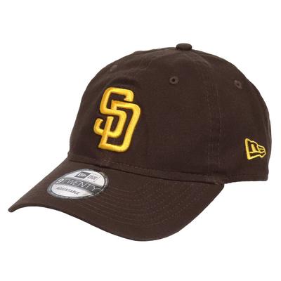 Кепка NewEra 9TWENTY CAP Логотип MLB Major League Низкая Кепка Шляпа Сан-Диего Падрес Коричневая 60235242 [New Era] Мужская Женская [Продукт]