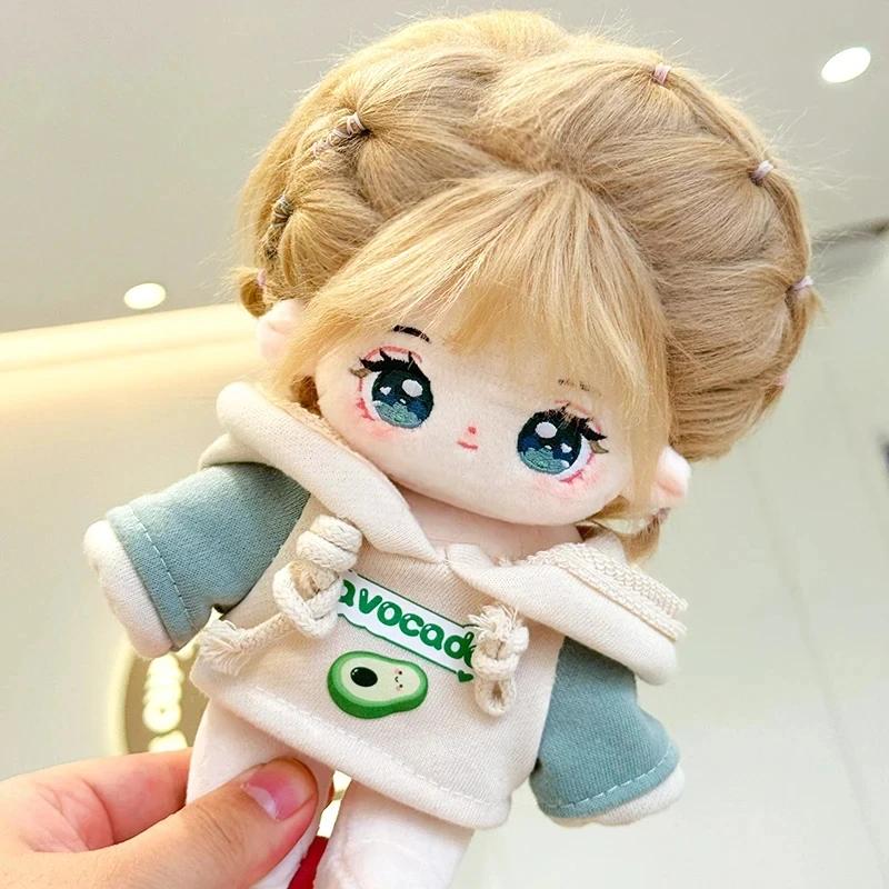 20cm Star Figure Idol Bell Orchid Pattern Doll Stuffed Plush Cotton Doll Diy Can Change Clothes Kids Halloween Gift