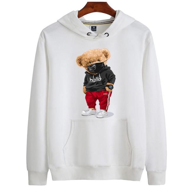 Sports Bear Sweater Women's Long-sleeved Pullover Winter Style Super Dalian Hoodie Couple Sweatshirt