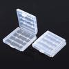 Battery Storage Box 4/24 Slots AA Battery Storage Case Transparent Case Batteries Holder Organi E6Z0