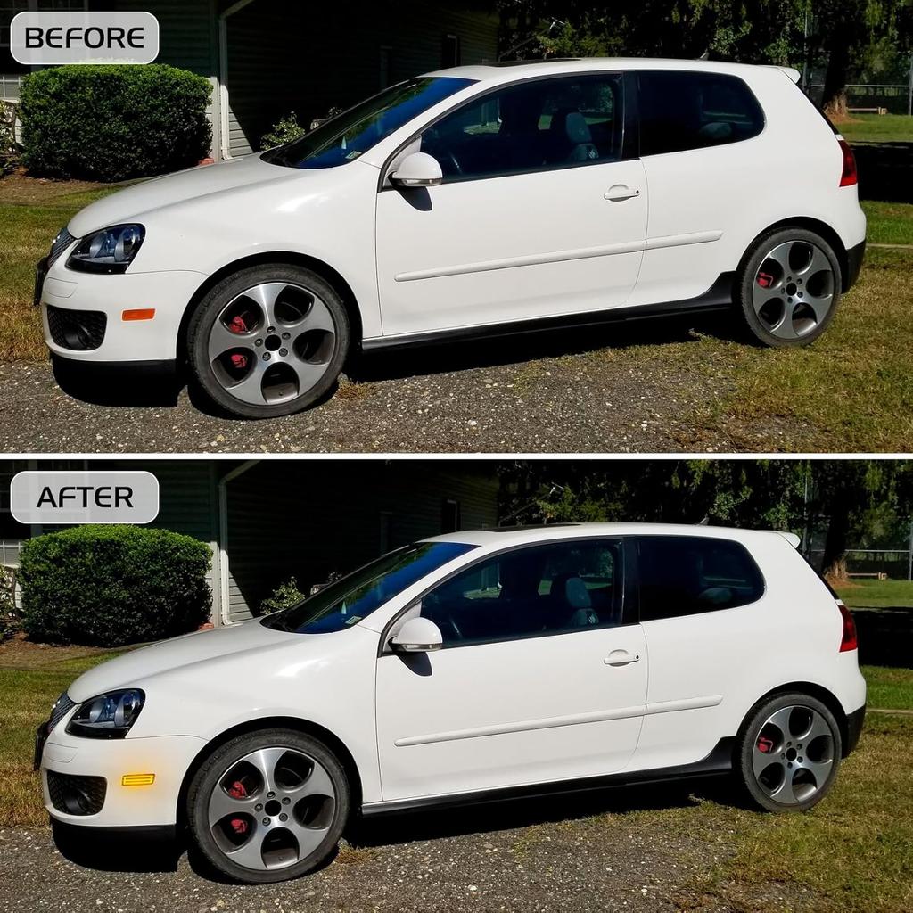 Smoked Lens Amber Full LED Front Side Marker Light for Volkswagen 2006-2009 MK5 Golf GTI Rabbit 2005-2010 Jetta 2008 R32