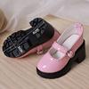 Academic Style PU Leather Shoes Multicolor High Heel Only Selling Shoes Doll Shoes  For 4/1 BJD