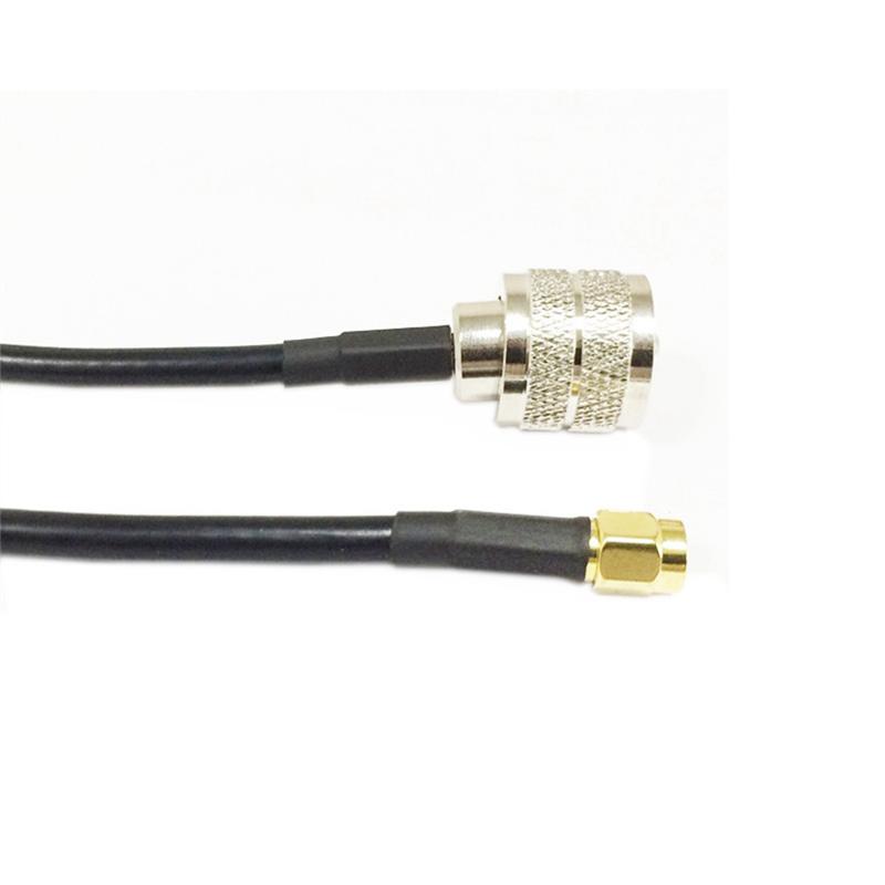 Точный 1 шт. Кабель RG58 UHF SO239 Female на SMA Male Разъем ВЧ Коаксиальный Прямой удлинитель