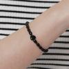 Dmoment (925Silver) Midnight Heart Bracelet