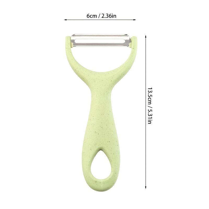 3Pcs Stainless Steel Ultra-Sharp Vegetable and Fruit Peeler with Ergonomic Handle for Thin Potato and Carrot Peeling