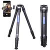 ARTCISE Тренога для путешествий из углеродного волокна, легкая и компактная, диаметр, высота, с фиксацией гайкой, подходит для камер и цифровых, вес 15 кг