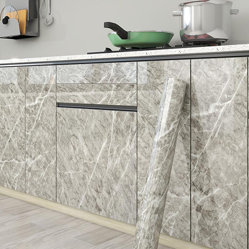 200 см/рулон водонепроницаемые многоцветные самоклеящиеся утолщенные DIY однотонные наклейки на стену из ПЭТ