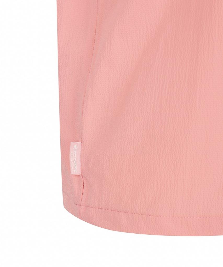 DISCOVERY EXPEDITION Women'S Seersucker Woven Short Sleeve T-Shirt (Peach)