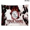 Custom Name AFC Ajax Printed Tapestry – Wall Hanging for Bedrooms, Dorms, and Home Decor