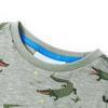 T-shirt pour enfants mélange kaki clair 92/104/116/128/140