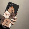 Милый чехол для телефона с капибарой для Samsung Galaxy A55 A57 A06 A37 A12 A53 A73 A05 A52 A23 A25 A51 A70 A15 A13 A16 A41 A50 A36