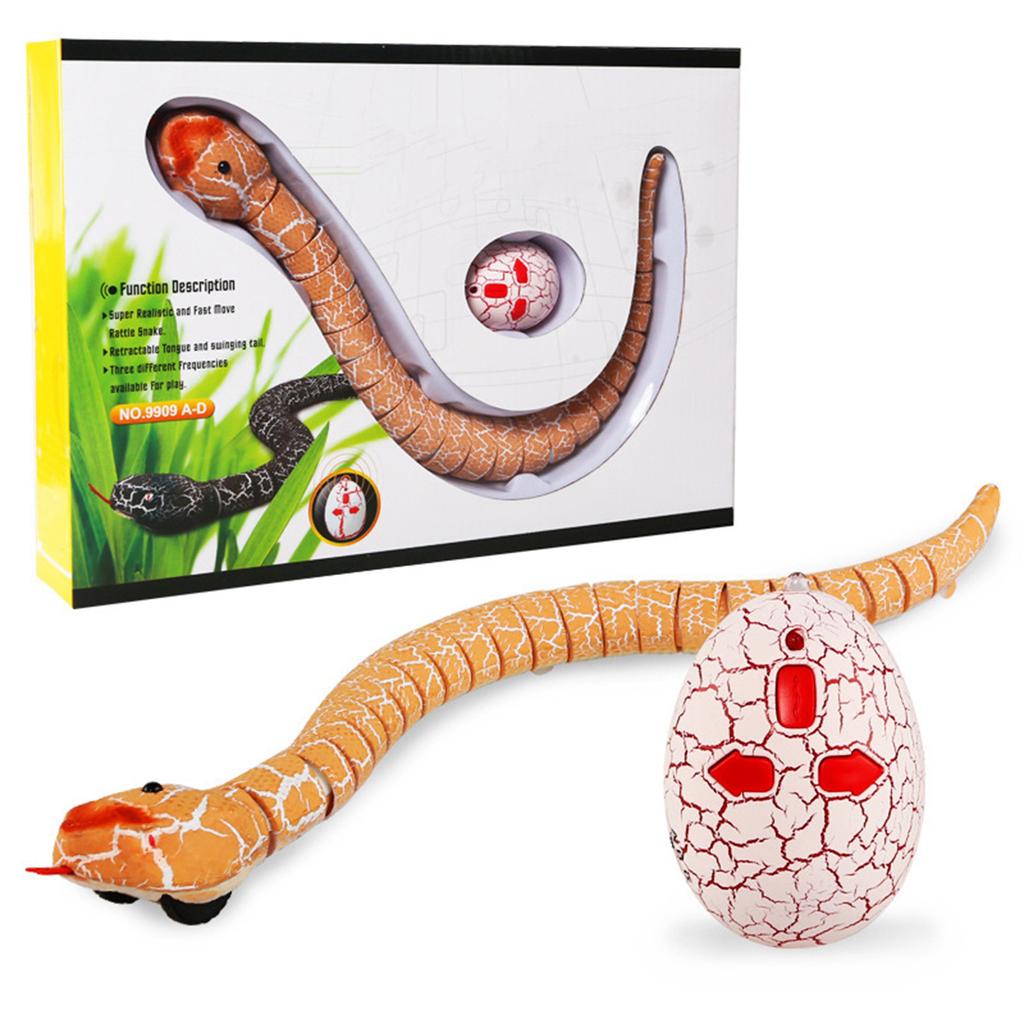 16 Inches Realistic Remote Control RC Snake Toy With Shaped Infrared Contro