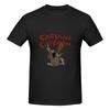 Vintage Captain Caveunisex Casual Tshirt Retro Vibe Fun Prints Short Sleeve