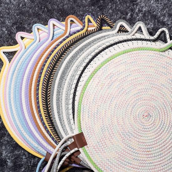 Когтеточка для кошек из натуральной хлопковой веревки, легко моется, многофункциональная, для домашних животных