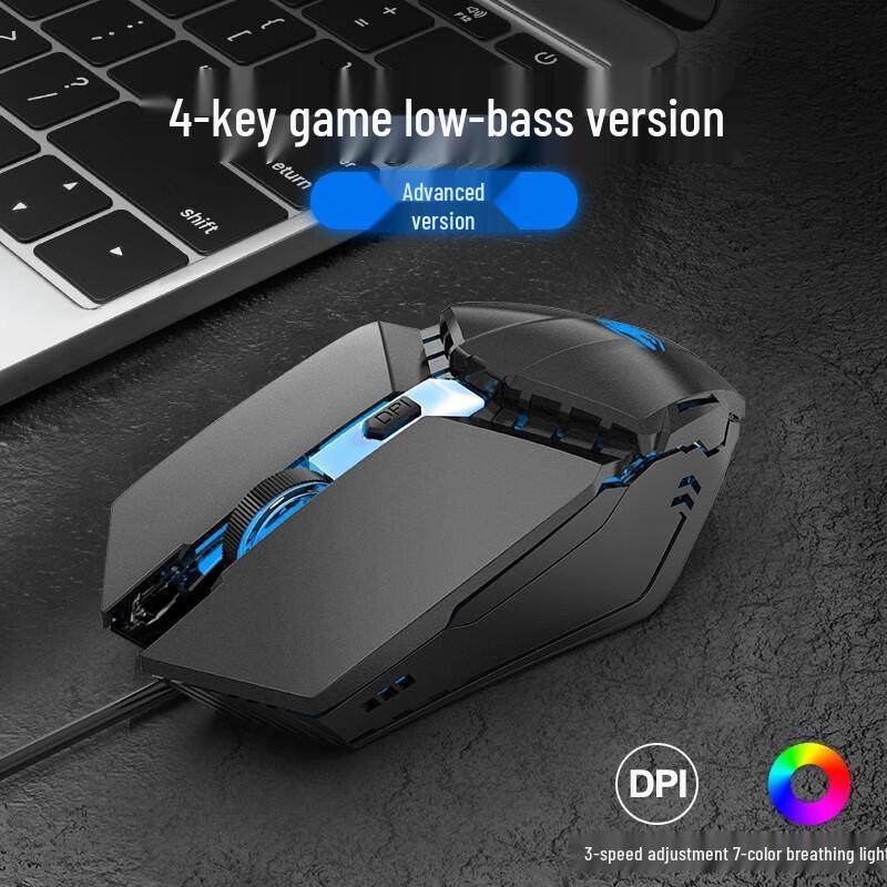 EWEADN GX30Z Wired Gaming Keyboard Mouse Combo