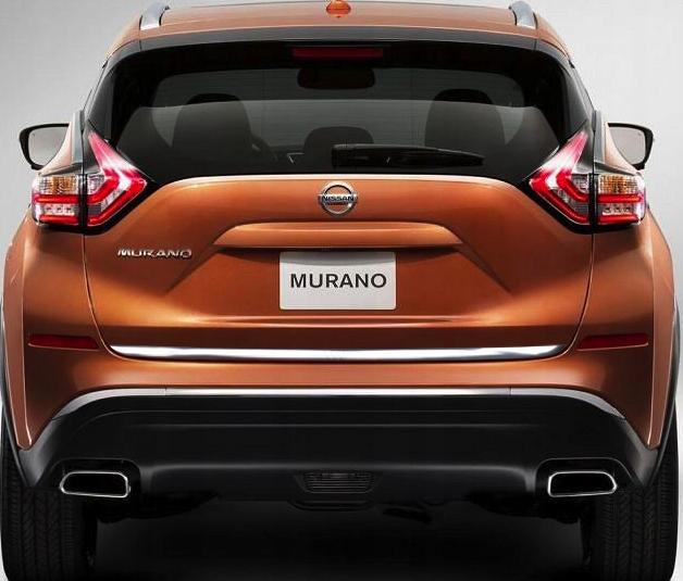 Nissan Murano III Z52 2014+ Chrome Trunk Trim - Tailgate Accent - Premium Car Rear Detail - Shine Enhancer