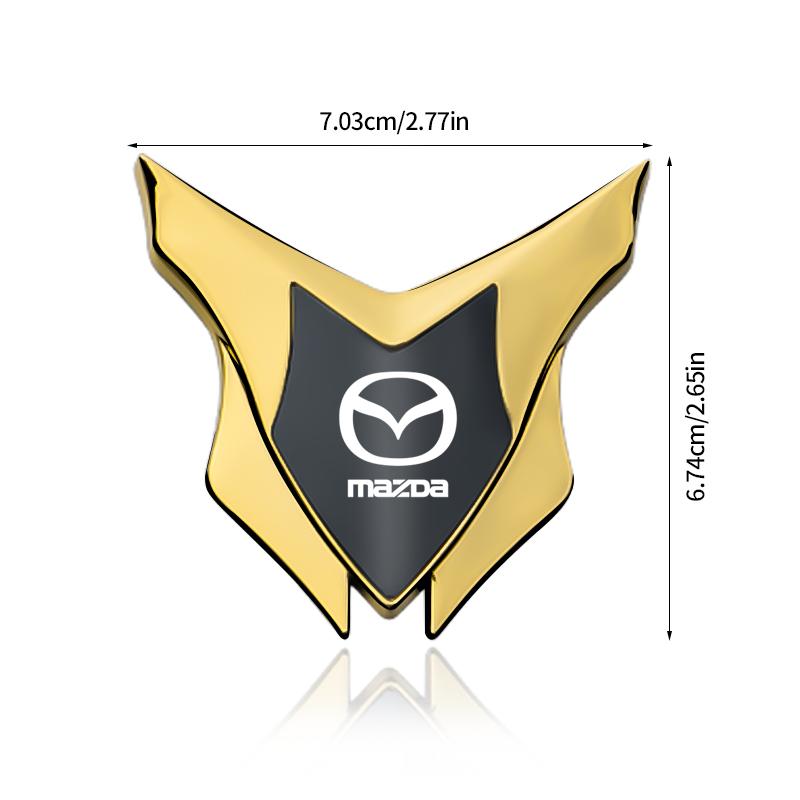 3D Metal Car Body Sticker Emblem Badge Rear Tail Trunk Decal for Mazda 3 bk bl 323 Axela Atenza CX-3 CX-4 CX5 CX-7 d2
