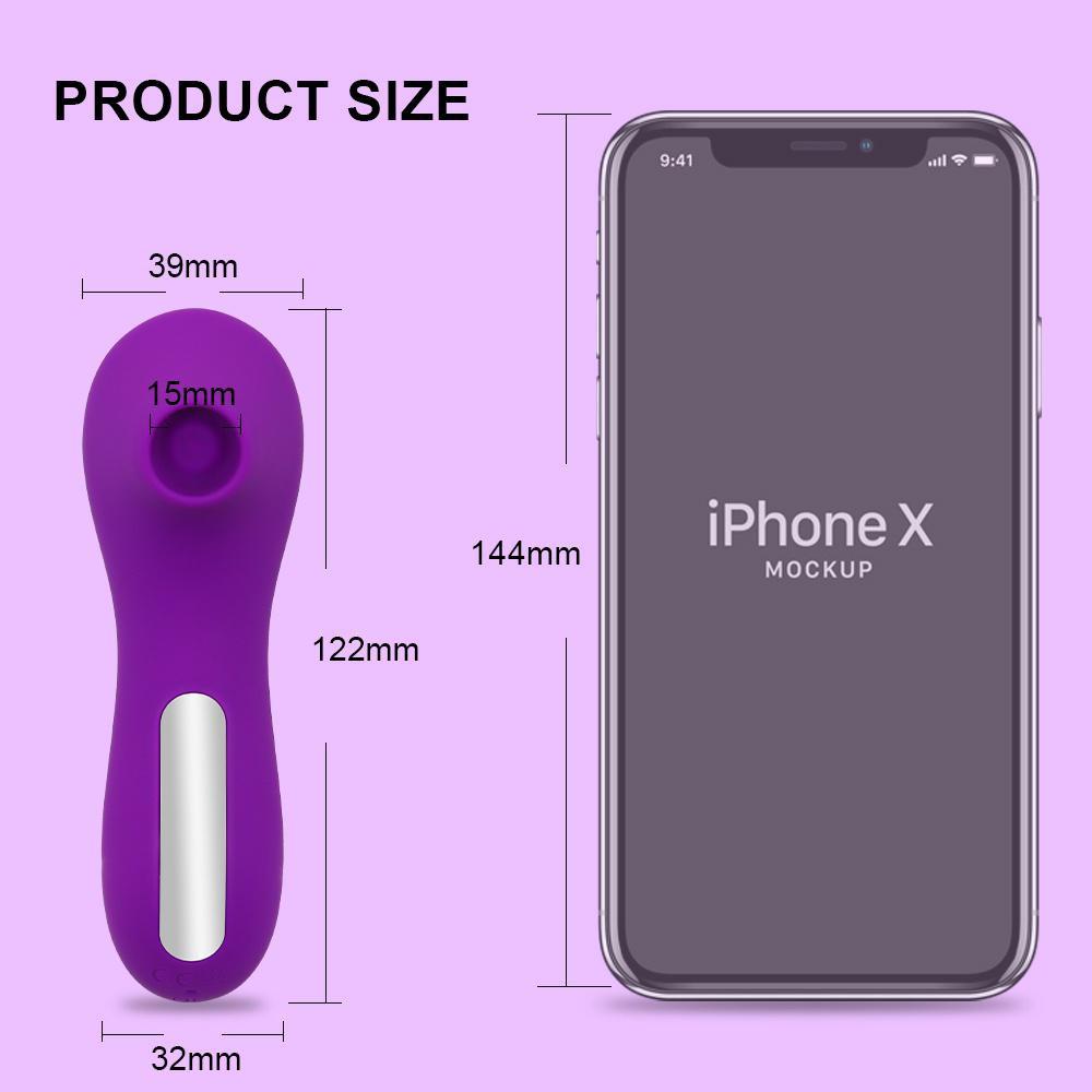 Вибратор на присоске Женский вакуумный стимулятор Игрушки для взрослых