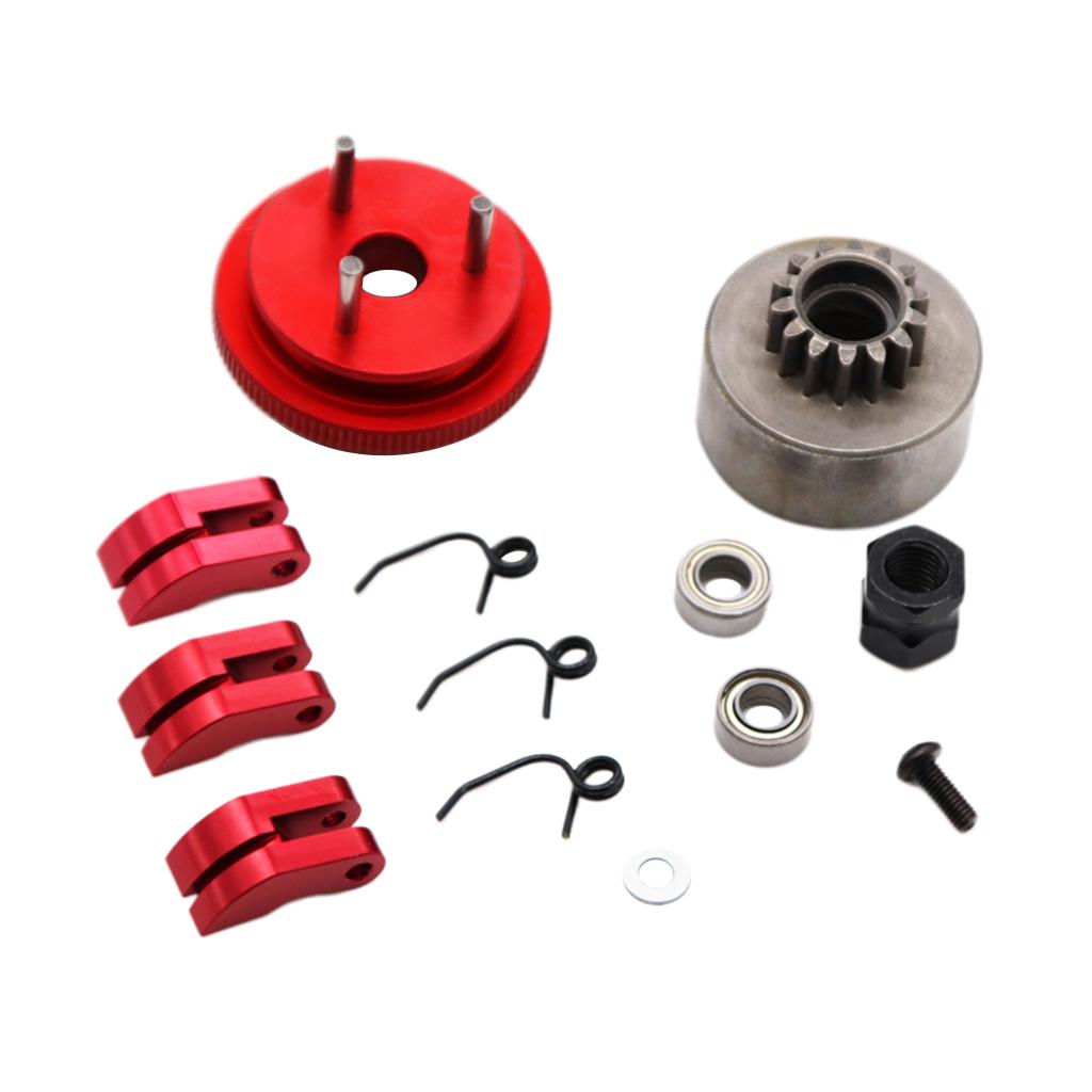 1 Set Clutch Bell Gear Flywheel DIY Assembly Parts for HSP HPI GM ZD