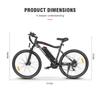 Ebike SY26-II Bicycle for Men Road Bike 26*1.95 Inch Tire Bicycle Mountain 26 Inch Cycle 21 Speed 500w 36v 13Ah Electric Bicycle Ebike