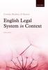 Книга English Legal System In Context 6e