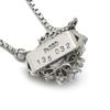 NON BRAND - blue sapphire diamondNecklace Pt850/sapphire Array