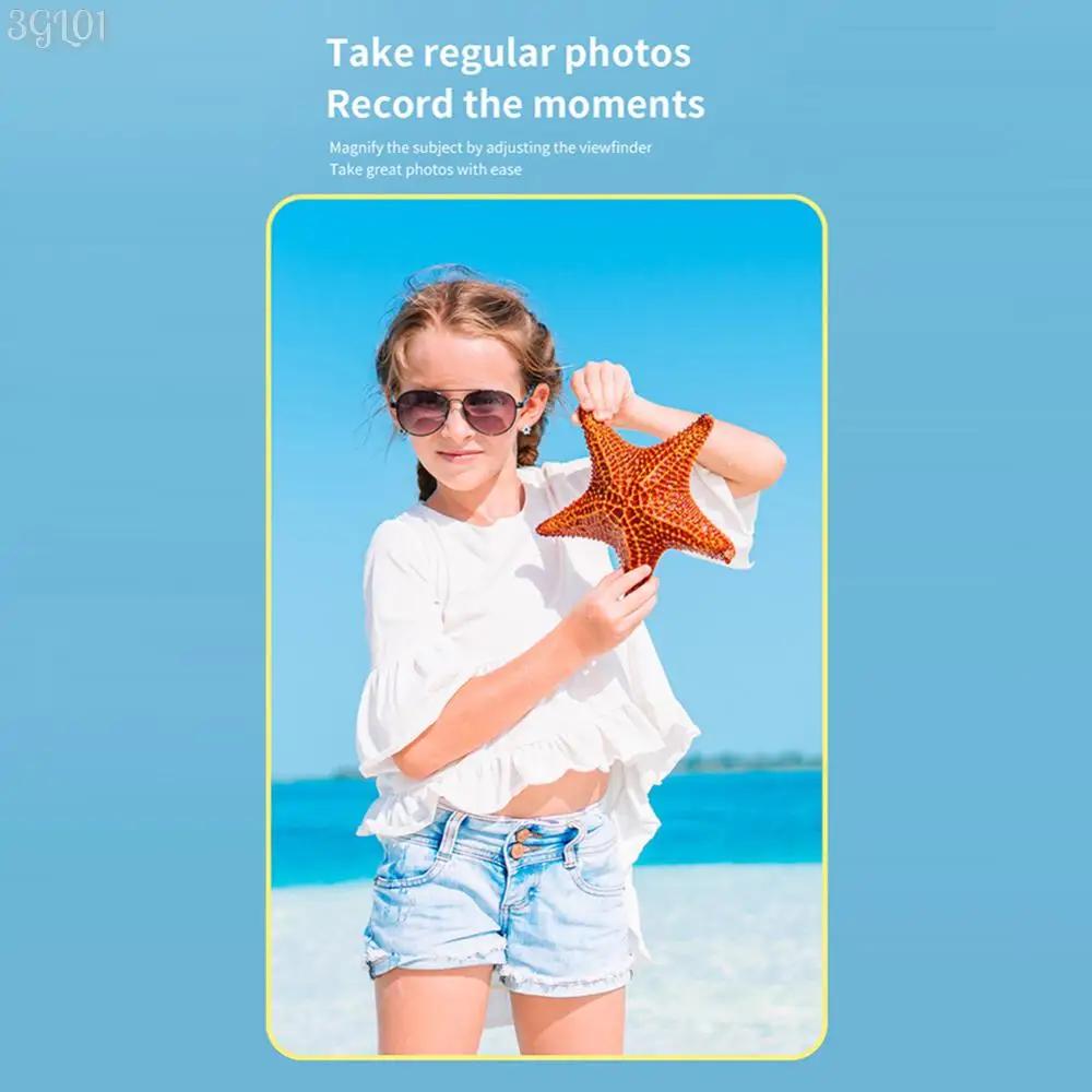 Детская камера мгновенной печати Zero Ink Цифровая фотокамера 2.0-дюймовый экран HD 1080P Видеокамера Игрушки Подарки для девочек и мальчиков в возрасте от 3 до 12 лет