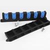 Vertical 6-Rod Rack Fishing Rod Rack Set Wall-mounted Fishing Pole Holder for Garage and Boat