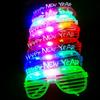 Number Letter 2026New Year Glow Glasses LED Glow New Year Party Glasses  Rave Nightclub