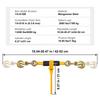 Chain Binder Ratchet Load Binder 1/4"-5/16" 2600 lbs for Tie Down 4 Pack