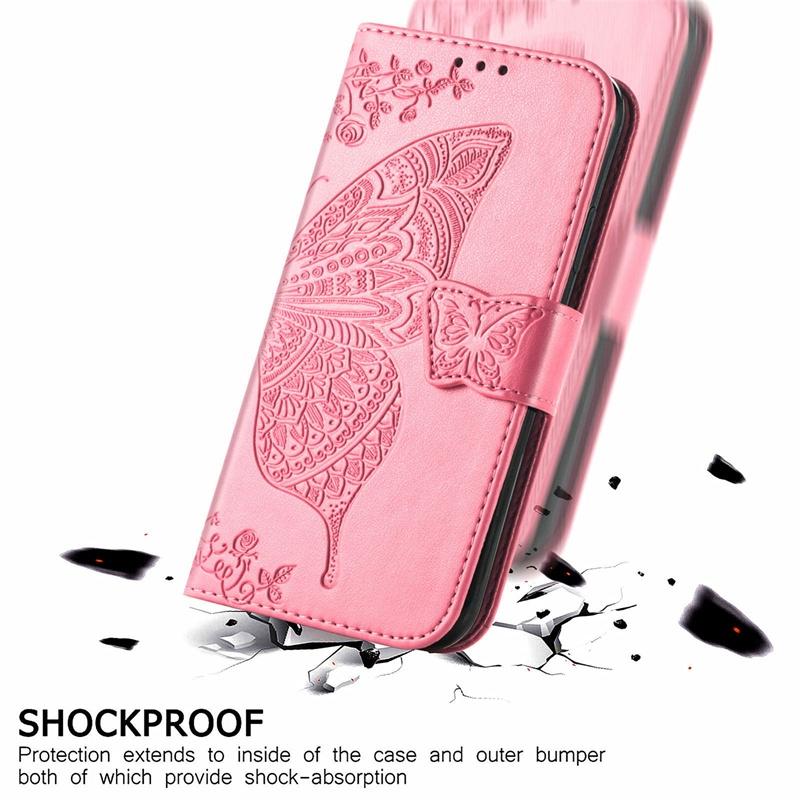 For Nokia HMD Pulse Pro Plus Case Flip Leather Wallet Cover Card Holder Cute Butterfly