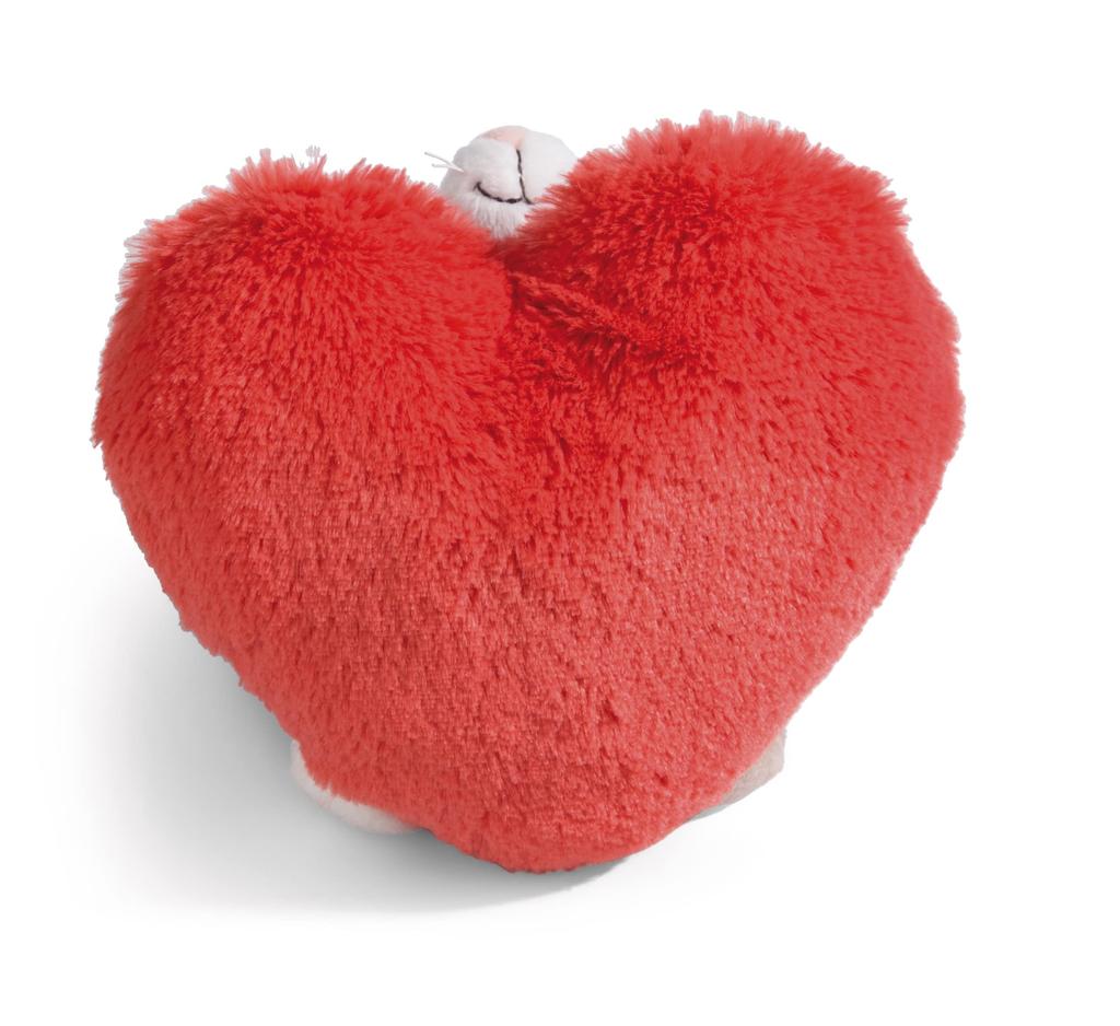 NICI Plush Love Cat Cute Lying Down 13cm