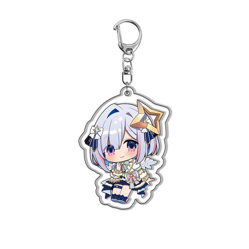 Кавайный виртуальный ютубер VTuber Акриловый брелок Мультяшный Милый Аниме Hololive Production Брелок для сумки Креативные ювелирные аксессуары