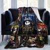 1pc, Here Comes Jack Home Decor Blanket, Perfect as a Sofa Throw, Outdoor Blanket, or Gift, Flannel Coverlet