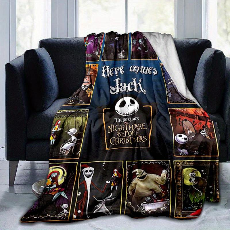 1pc, Here Comes Jack Home Decor Blanket, Perfect as a Sofa Throw, Outdoor Blanket, or Gift, Flannel Coverlet