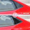 Автоаксессуары для Hyundai Verna 2010--2016 Декоративная накладка на боковое окно-жалюзи ABS под карбон