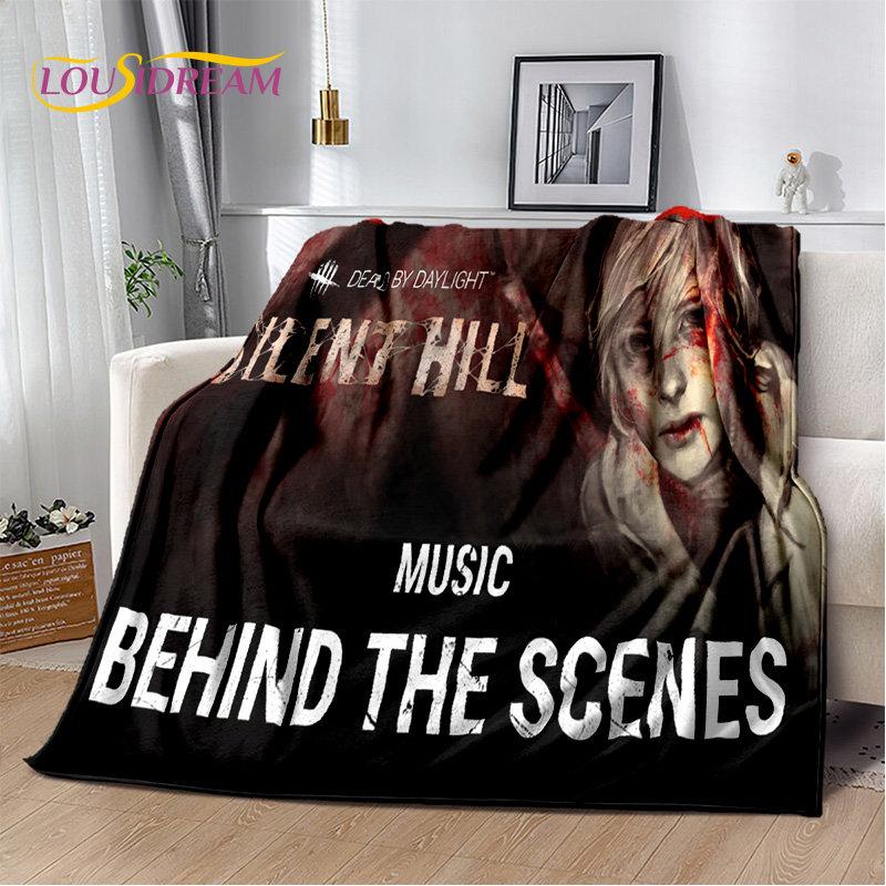Мягкое плюшевое одеяло с фильмами ужасов Silent Hill, фланелевое одеяло для гостиной, спальни, кровати, дивана, чехол для пикника