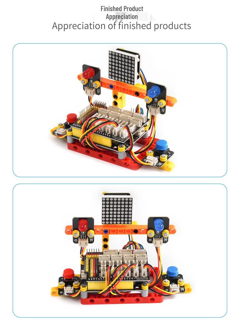 Double Dice Game Maker Kit: Educational Programming for Kids with Mixly & Arduino Compatibility