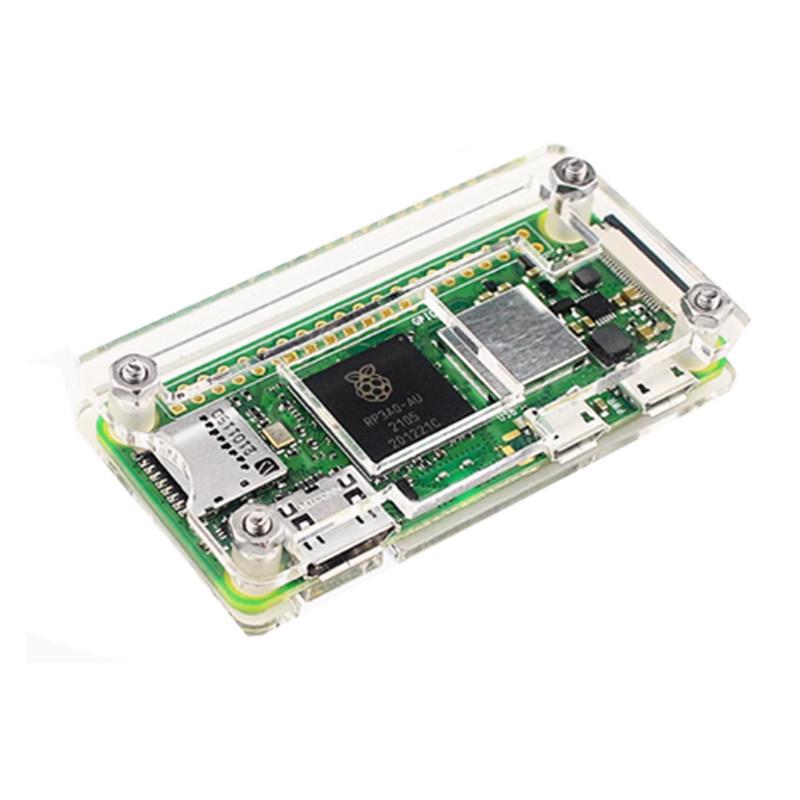 Прозрачный акриловый защитный корпус-кейс для Raspberry Pi Zero, аксессуары