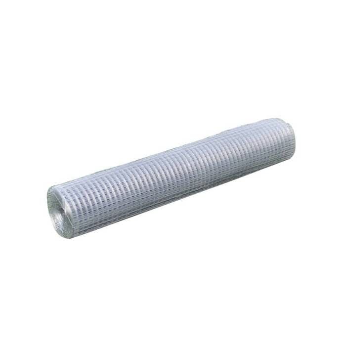 VidaXL Grillage Métallique Carré 1x25 m Fil Galvanisé Épaisseur 0,9 mm Jardin 140432