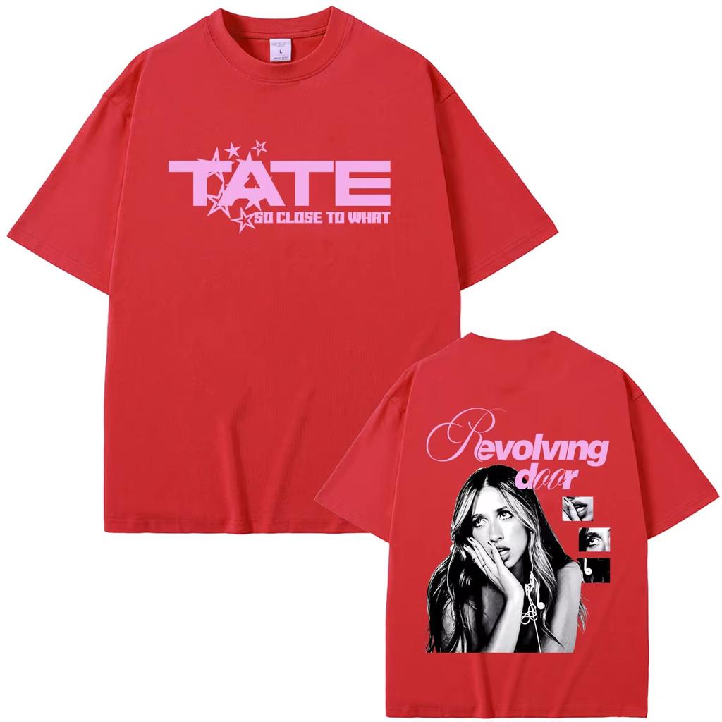2026 Горячая Распродажа Летняя Мода Трендовая Футболка Tate Mcrae So Close To What Miss Possessive Футболка Мужская Женская Мода Поп-музыка Футболки