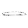 SEWNSWEN SILVER TAG CHAIN BRACELET