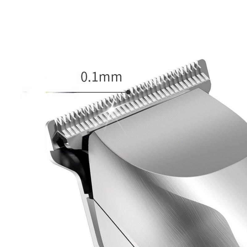 0,1 мм Т-образная машинка для стрижки волос, золотая машинка для стрижки волос, золотой, серебряный триммер для салона, 110 220 В, парикмахерский электрический триммер для стрижки