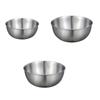 3pcs Stainless Steel Bowl Set Versatile For Noodles Soups More 304 Stainless Steel Ideal For Cooking Baking Food Storage