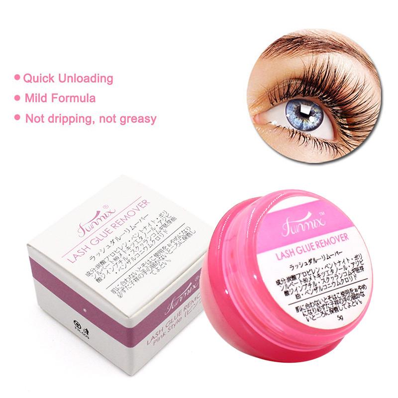 Pink Proffesional Eyelash Extension Lashes Remover Glue Remover Cream Makeup Tools