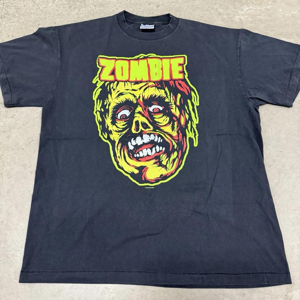 Винтажная футболка Rob Zombie Мужская XL Bring Out Your Dead Метал Панк Рок 90-е Перепечатка