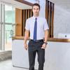 2025 Men's Business Short Sleeve White Shirt - Summer Plus Size Workwear