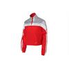 Urban Anorak Woven Patchwork Pullover Jacket Unisex Outerwear Red Grey GJ9021