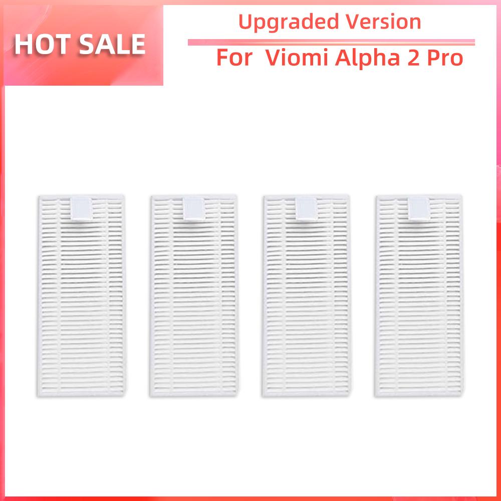 For Viomi Alpha 2 Pro Robot Vacuum Cleaner Replacement Parts Hepa Filter Side Brush Spare Parts Accessories