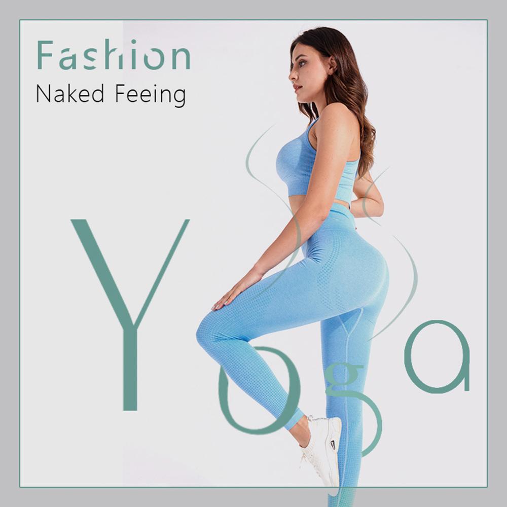 Бесшовный женский комплект для йоги, 3/5 шт., спортивная одежда для тренировок, одежда для спортзала, укороченный топ с длинными рукавами для фитнеса, леггинсы с высокой талией, спортивные костюмы